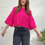 Olivaceous | Farrah Relaxed Button Front Sweater | Sweetest Stitch