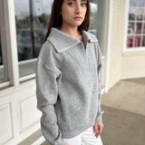 Z Supply| Gray Sonata Sweatshirt | Sweetest Stitch Boutique