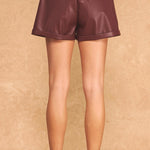 Strut & Bolt | Lisa Faux Leather Shorts | Sweetest Stitch Boutique RVA