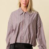 Olivaceous | Austin Stripe Shirt | Sweetest Stitch Boutique Richmond