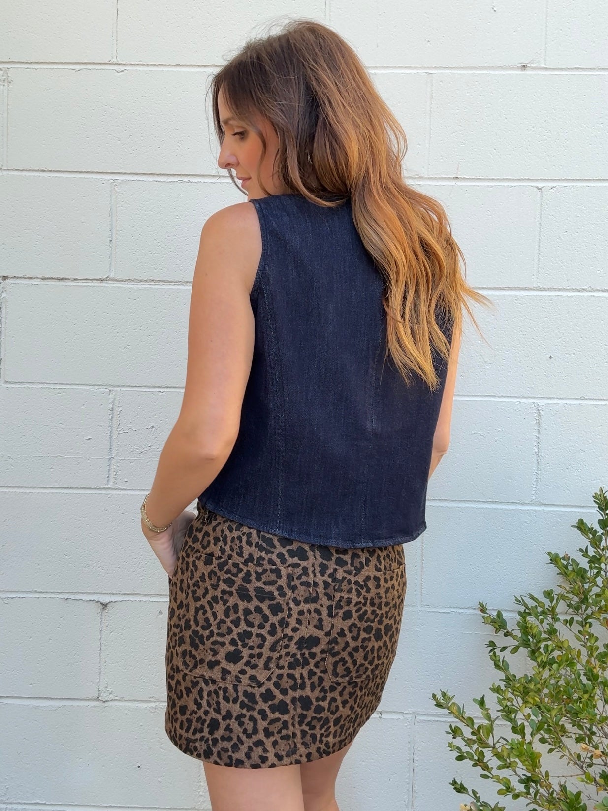 Grade & Gather | Noor Sleeveless Denim Top | Sweetest Stitch 