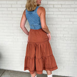 Strut & Bolt | Top Tier Midi Skirt | Sweetest Stitch Boutique