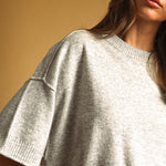 Miou Muse | Courtney Short Sleeve Sweater | Sweetest Stitch Boutique