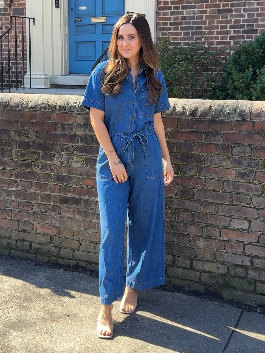 Z Supply | Elsie Denim Jumpsuit | Sweetest Stitch Boutique Richmond