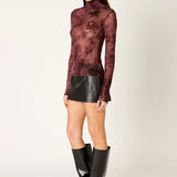 NIA | Ophelia Floral Mesh Top | Sweetest Stitch Boutique Richmond VA