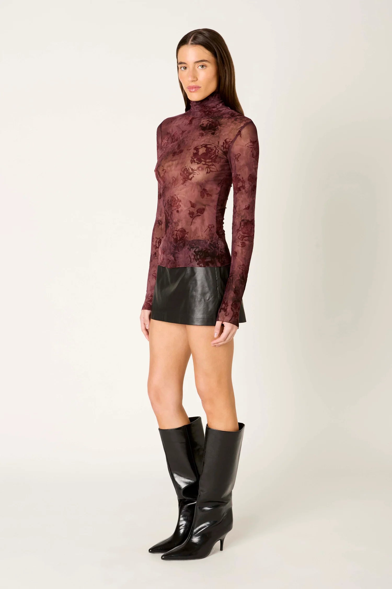 NIA | Ophelia Floral Mesh Top | Sweetest Stitch Boutique Richmond VA