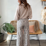 Entro | Clara Leopard Wide Leg Pants | Sweetest Stitch Boutique