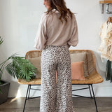 Entro | Clara Leopard Wide Leg Pants | Sweetest Stitch Boutique