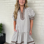 Entro | Adelaide Striped Mini Dress | Sweetest Stitch Boutique