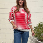 Miou Muse | Athena Striped Pullover | Sweetest Stitch Boutique