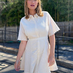 Current Air | Eden Lace Button Down Dress | Sweetest Stitch