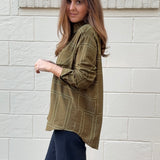 Entro | Margot Button Front Top | Sweetest Stitch Boutique Richmond