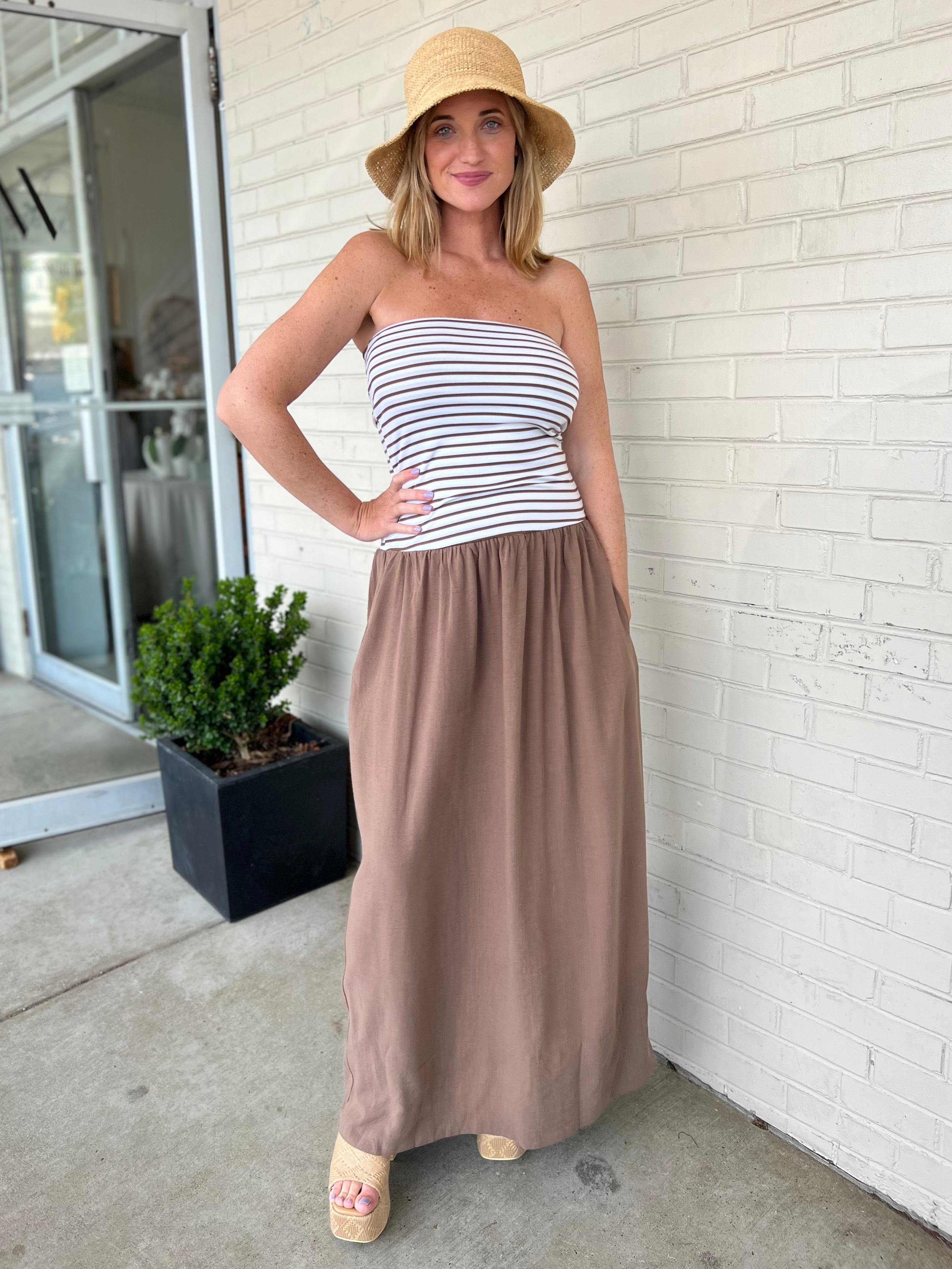 Miou Muse | Everly Drop Waist Maxi Dress | Sweetest Stitch