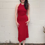 Invite Only Red Halter Dress