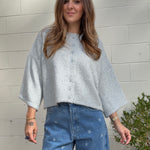 Olivaceous | Farrah Relaxed Button Front Sweater | Sweetest Stitch