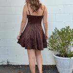 Olivaceous | Hana Suede Mini Dress | Sweetest Stitch Boutique