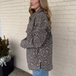 Hidden | Chrissy Leopard Button Up Jacket | Sweetest Stitch