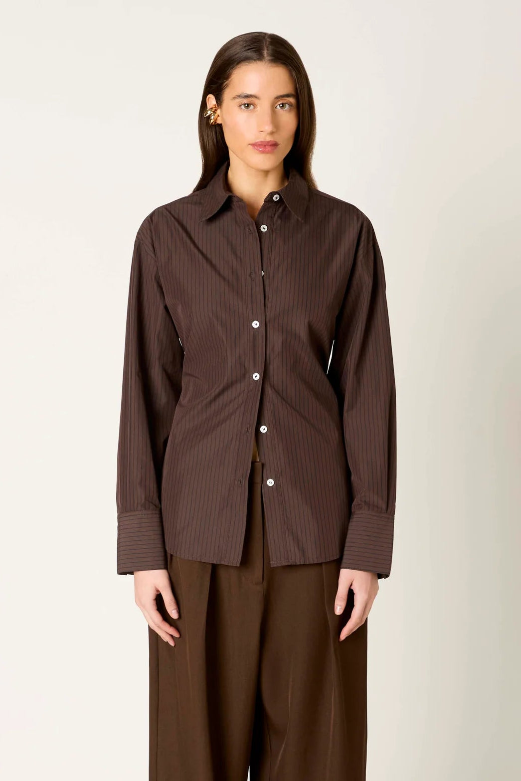 Serrano Striped Button Down Shirt