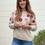 Entro | Juliette Flower Sweater | Sweetest Stitch Boutique Richmond