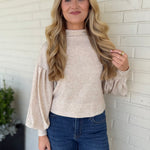 Entro | Audrey Balloon Sleeve Top | Sweetest Stitch Boutique