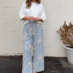 THML | Allison Striped Wide Leg Pants | Sweetest Stitch Boutique