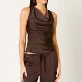 NIA | Cosimo Sleeveless Cowl Neck Top | Sweetest Stitch Boutique
