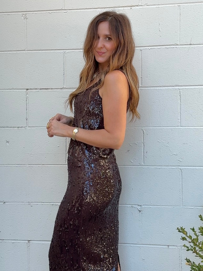 Grade & Gather | Halle Sequin Sleeveless Top | Sweetest Stitch