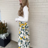 Dress Forum | Julieta Lemon Midi Skirt | Sweetest Stitch