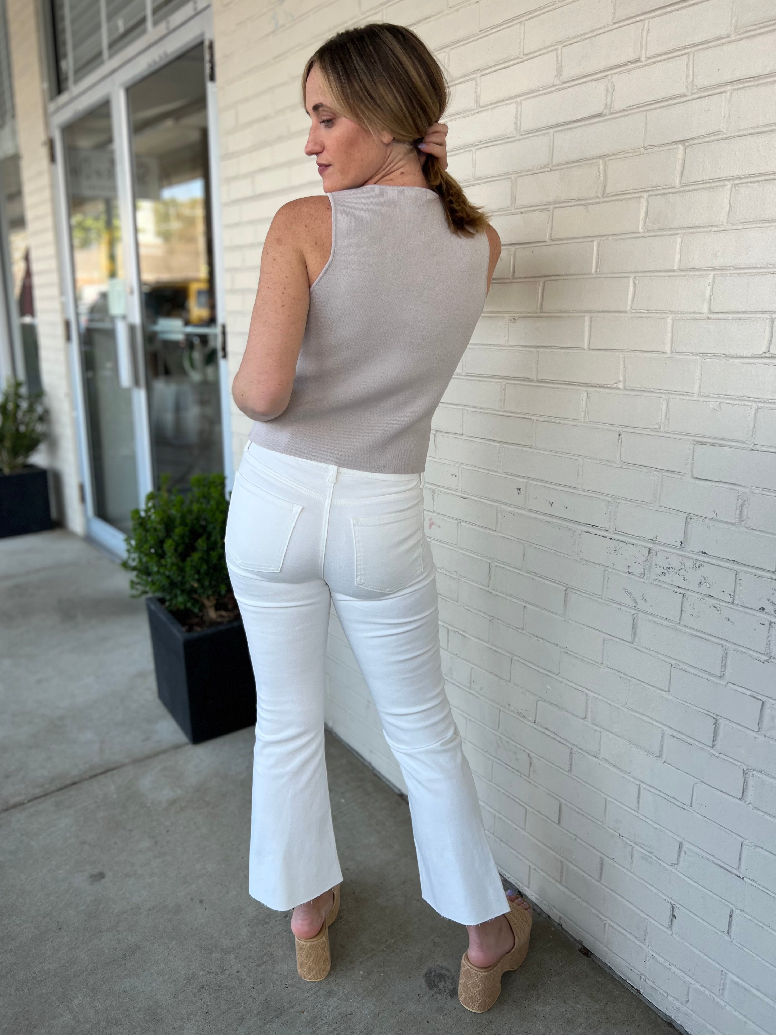 Just Black Denim | Cropped Flare Jeans | Sweetest Stitch