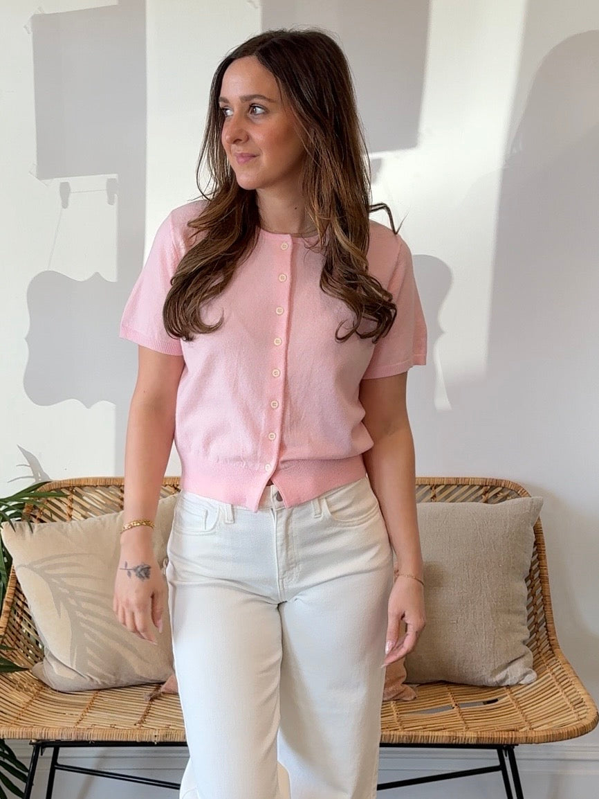 Mod Ref | Missy Short Sleeve Cardigan | Sweetest Stitch Boutique