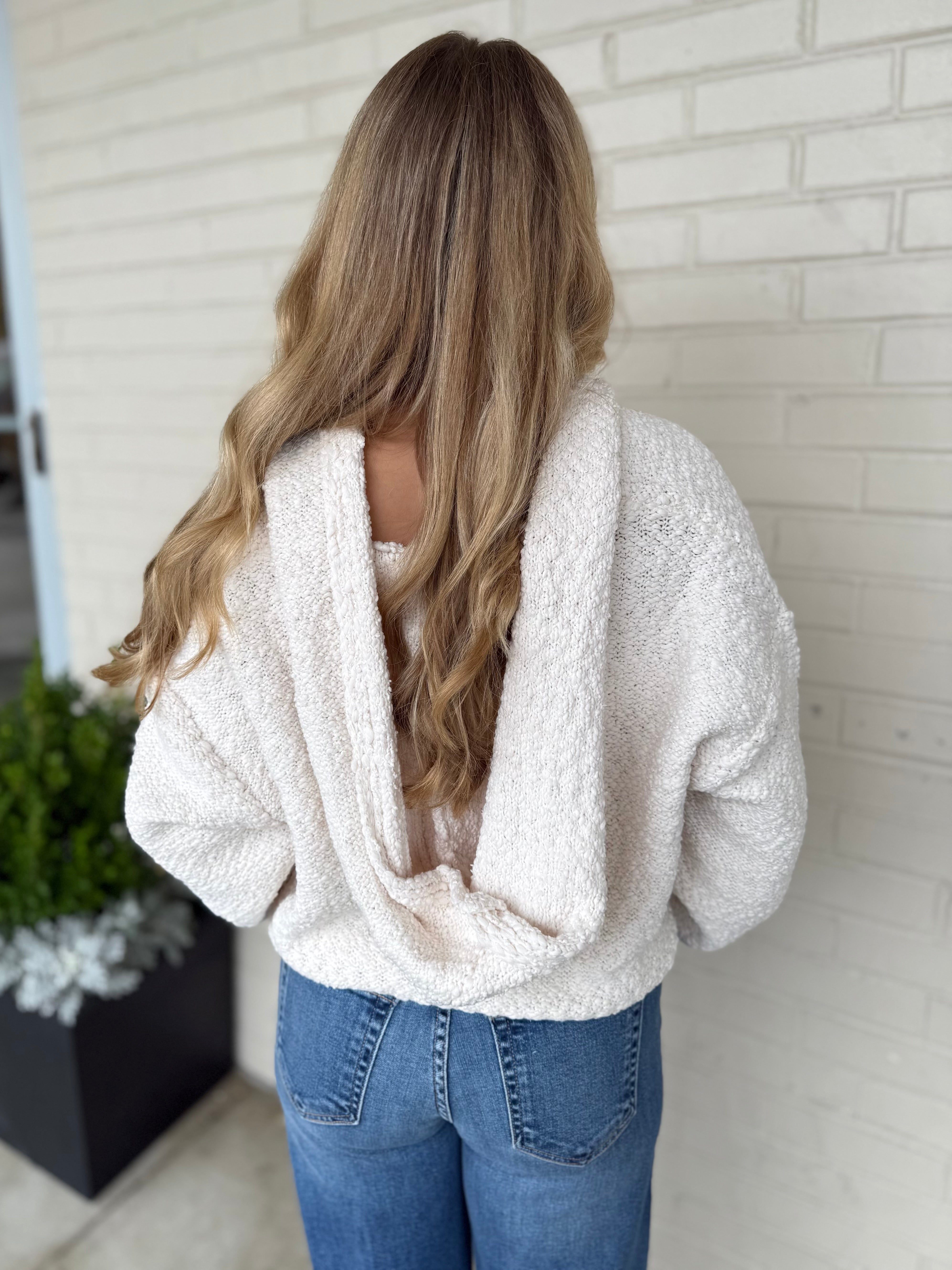 Storia | Alivia Cropped Hooded Sweater | Sweetest Stitch Boutique