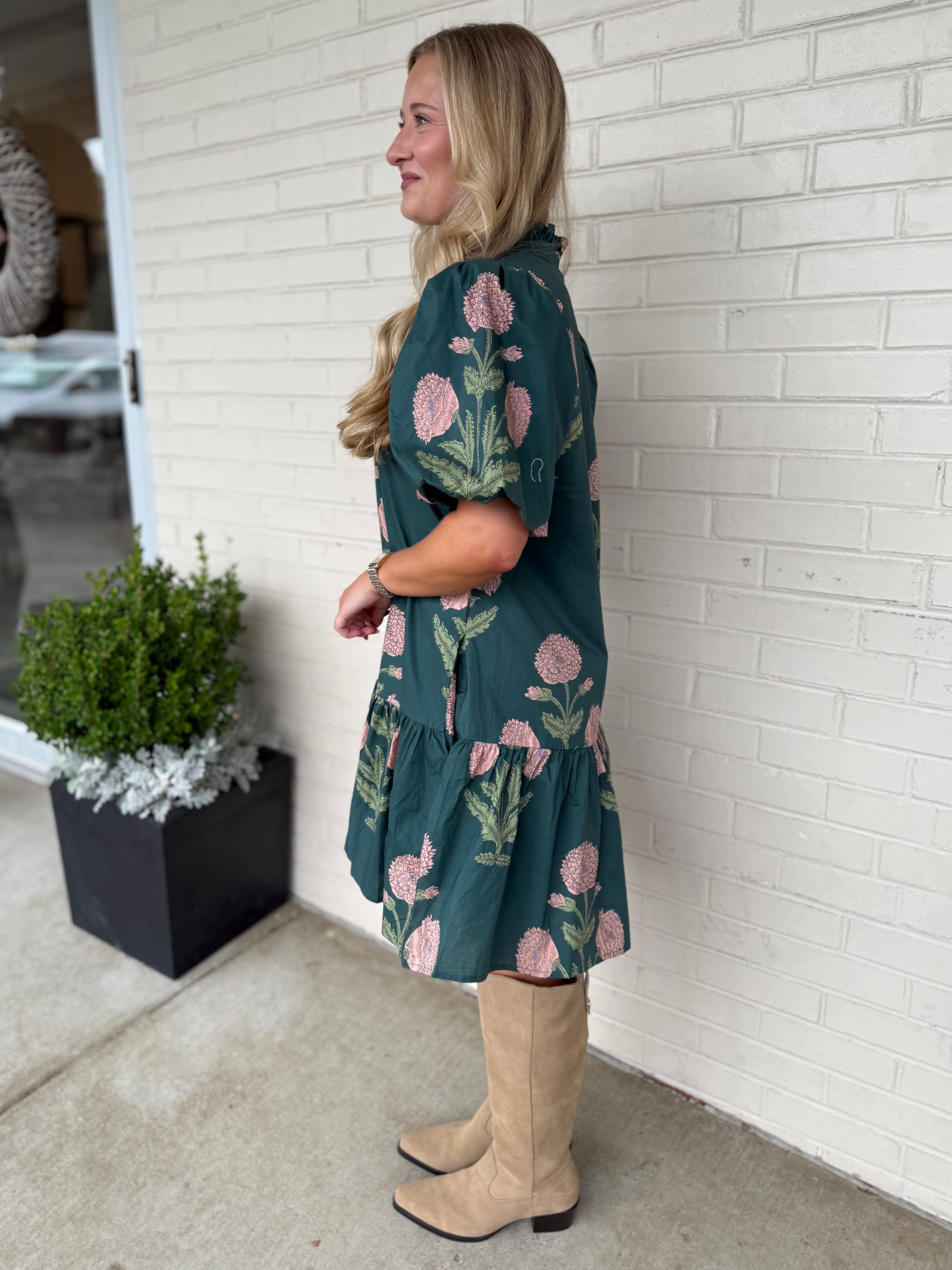 Entro | Molly V-Neck Mini Dress | Sweetest Stitch Boutique Richmond