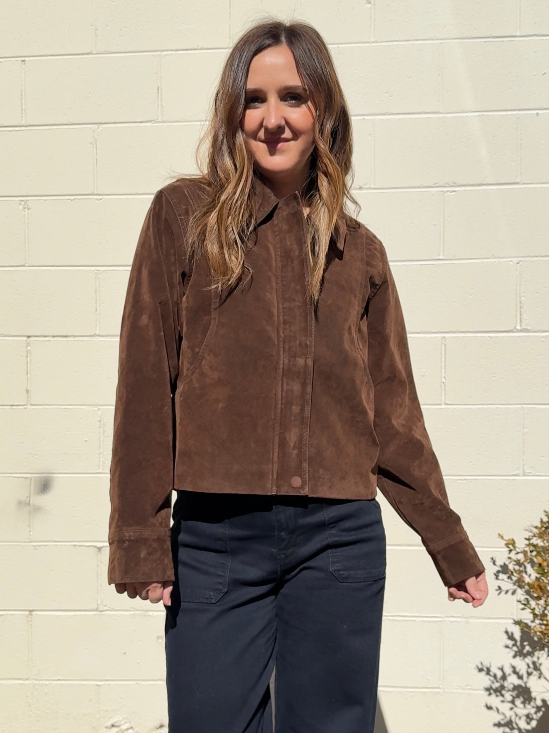 Bailey Rose | Marilyn Faux Suede Jacket | Sweetest Stitch Boutique