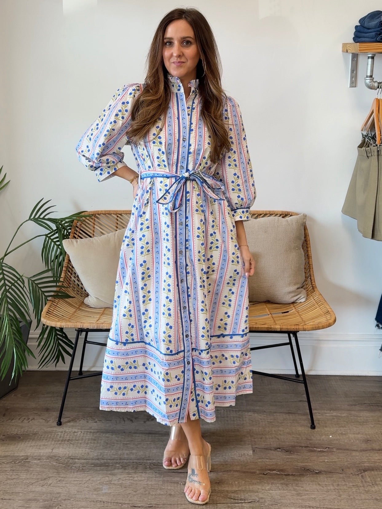 Entro | Shelley Floral Midi Dress | Sweetest Stitch Boutique Richmond