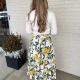 Dress Forum | Julieta Lemon Midi Skirt | Sweetest Stitch