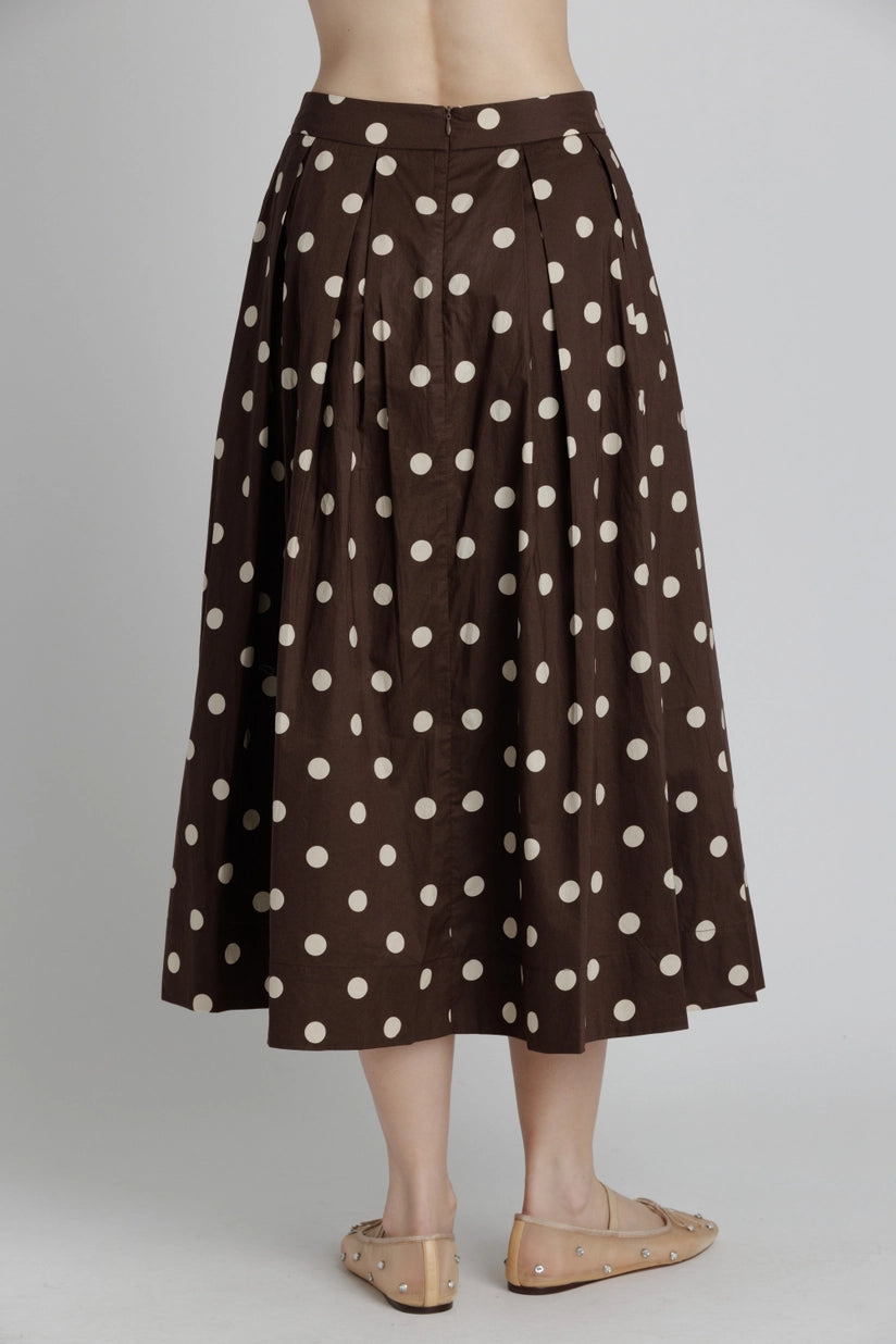 Aureum | Vivienne Polka Dot Midi Skirt | Sweetest Stitch Boutique RVA