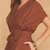 Strut & Bolt | Stacey V-Neck Mini Dress | Sweetest Stitch Boutique RVA