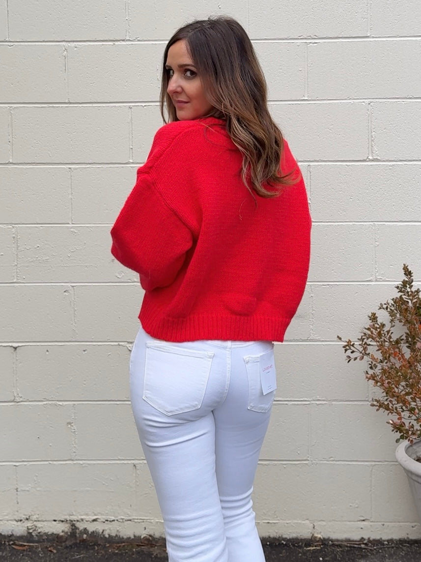 Buttermelon | Cheri Heart Cardigan Sweater | Sweetest Stitch