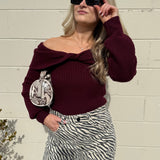 ASTR The Label | Tilde Twist Off Shoulder Sweater | Sweetest Stitch