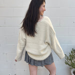 By Together | V-Neck Fuzzy Sweater | Sweetest Stitch