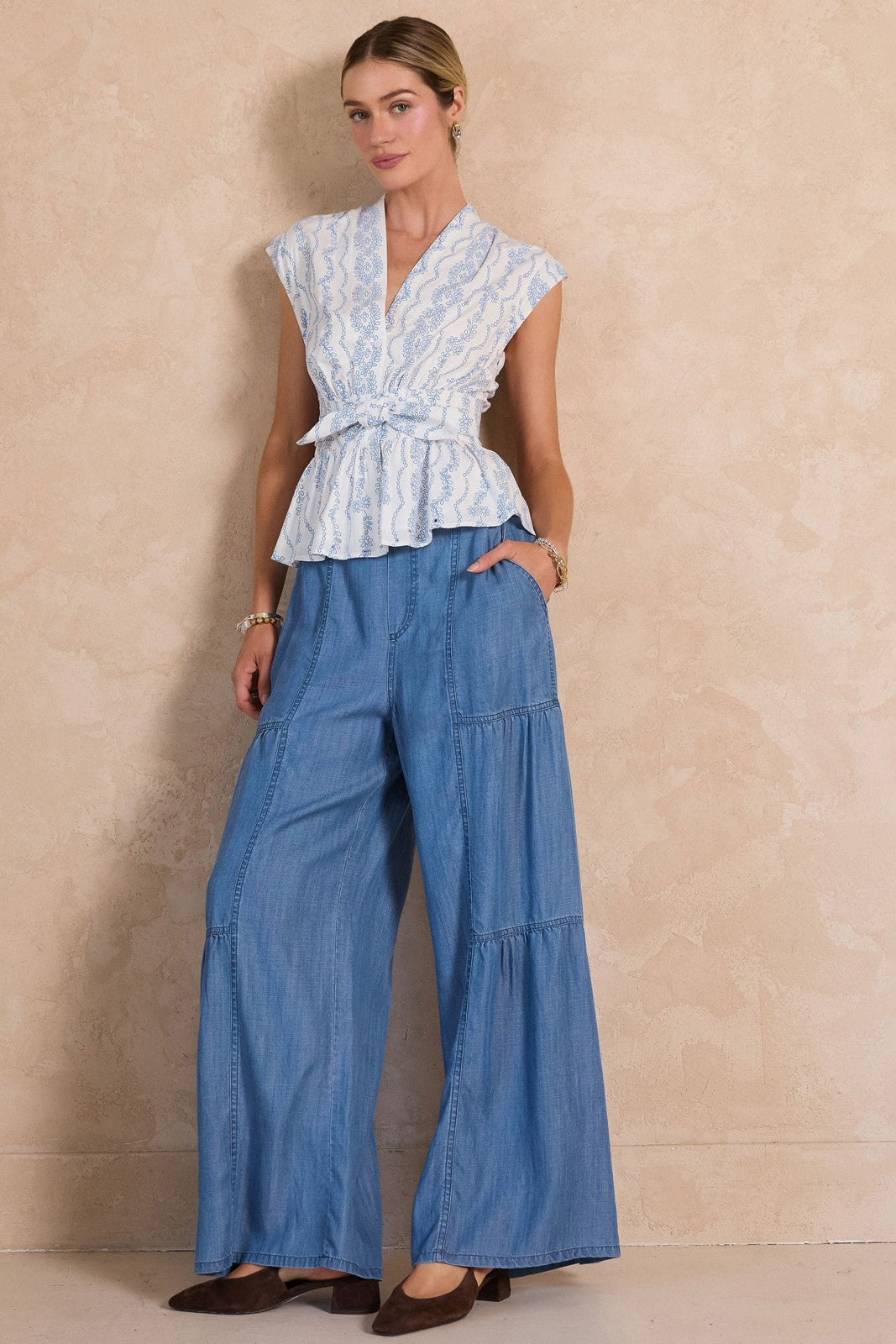 Current Air | Lizzie Wide Leg Pants | Sweetest Stitch Boutiue Richmond