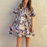 Aureum | Danielle Floral Babydoll Dress | Sweetest Stitch Boutique