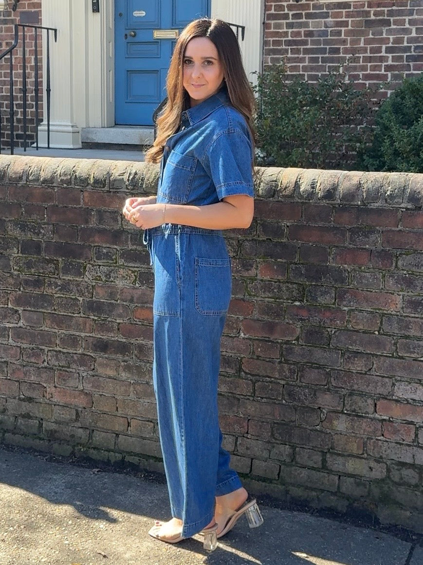Z Supply | Elsie Denim Jumpsuit | Sweetest Stitch Boutique Richmond