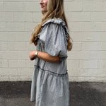 Olivaceous | Lora Puff Sleeve Gingham Mini Dress | Sweetest Stitch