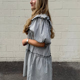 Olivaceous | Lora Puff Sleeve Gingham Mini Dress | Sweetest Stitch