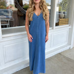 Z Supply | Palisades Jersey Denim Dress | Sweetest Stitch