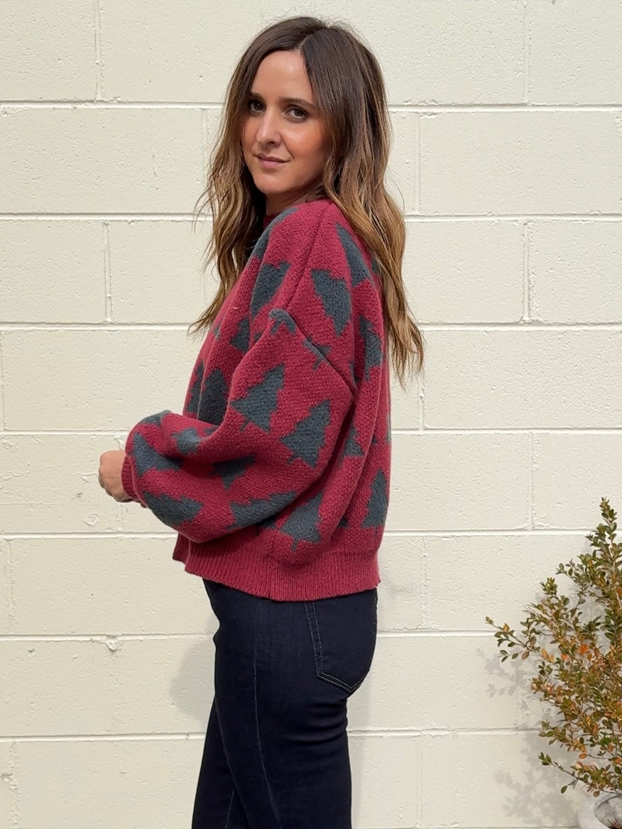 Le Lis | Violeta Tree Sweater | Sweetest Stitch Boutique Richmond