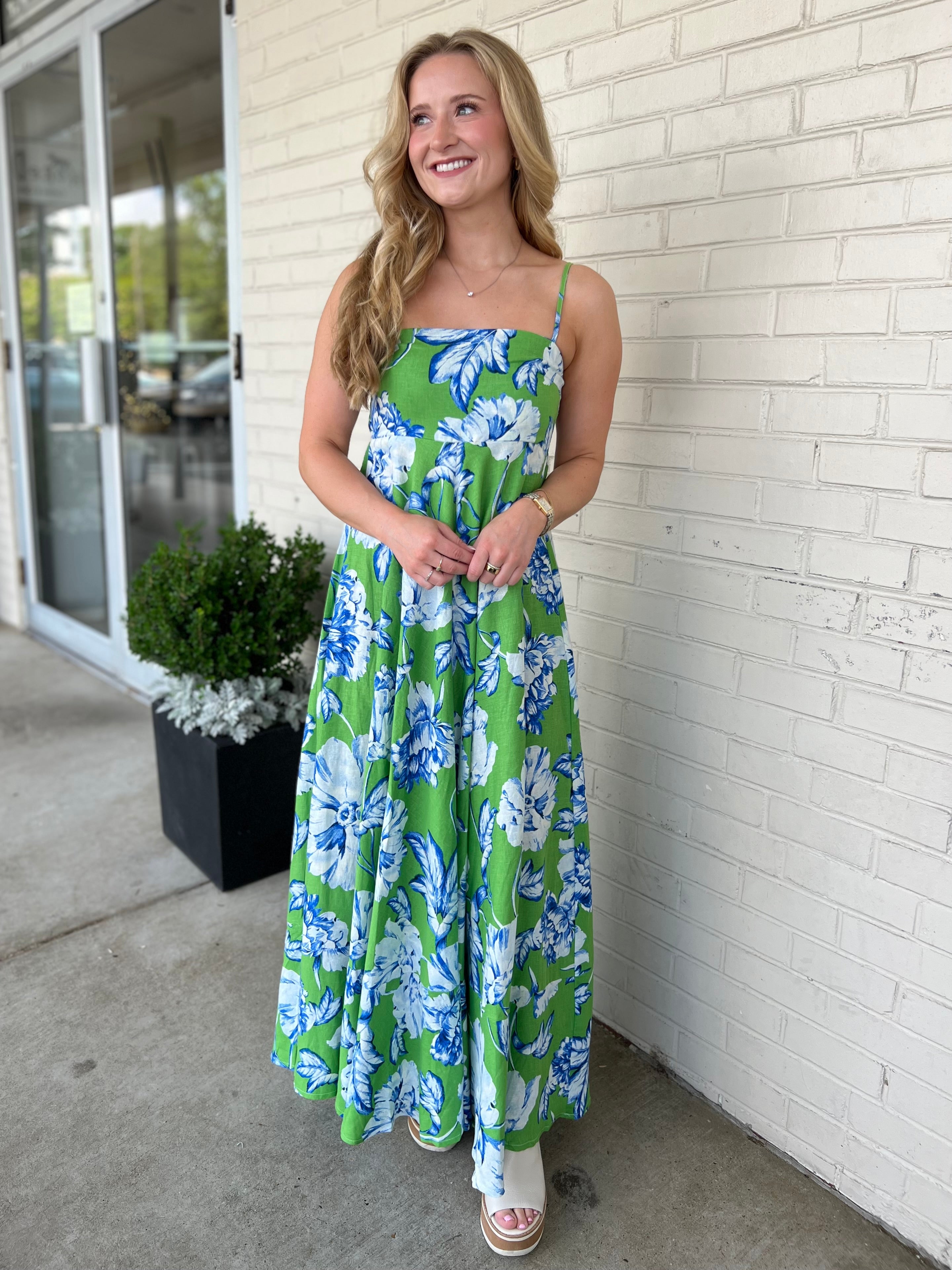 Olivaceous | Bianca Floral Maxi Dress | Sweetest Stitch Boutique 