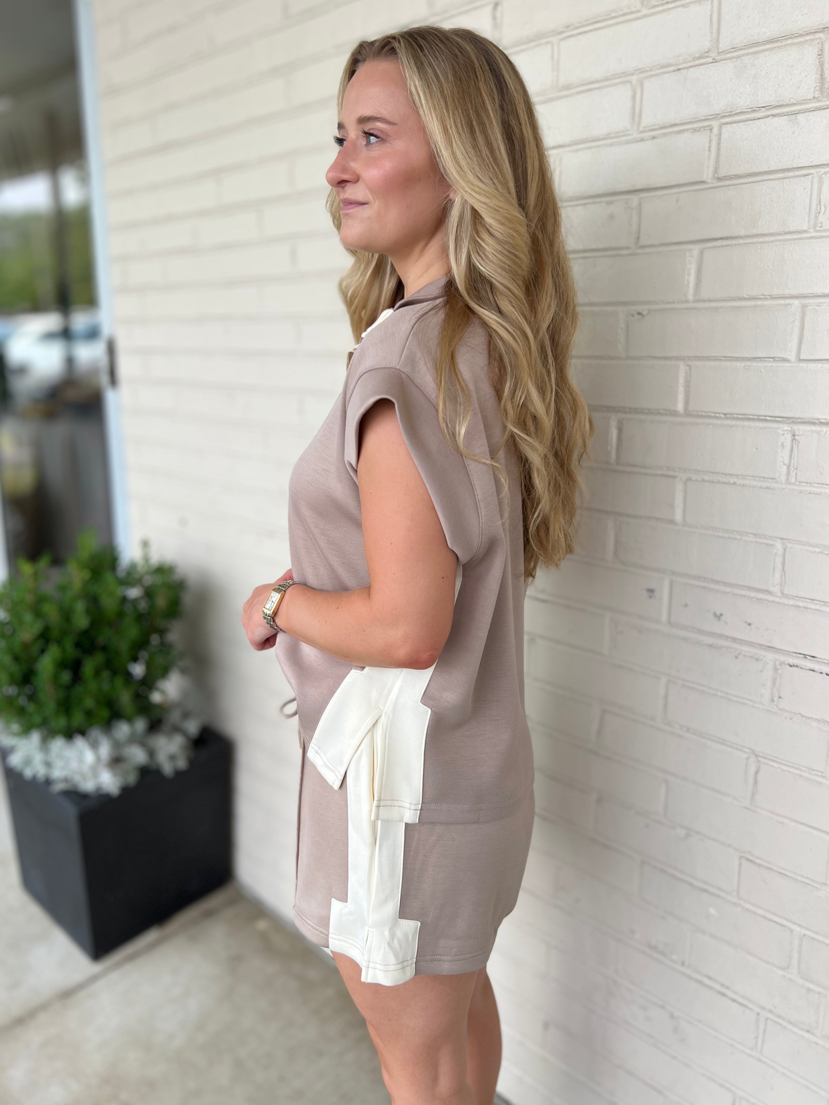Entro | Meredith Zip Front Pullover | Sweetest Stitch Boutique Richmond