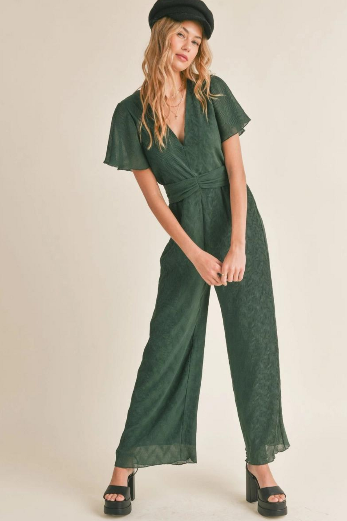 Sadie &amp; Sage | Green Wonderstruck Jumpsuit | Sweetest Stitch 